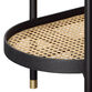 Bulmer Black Wood And Rattan Multi Surface Console Table image number 4