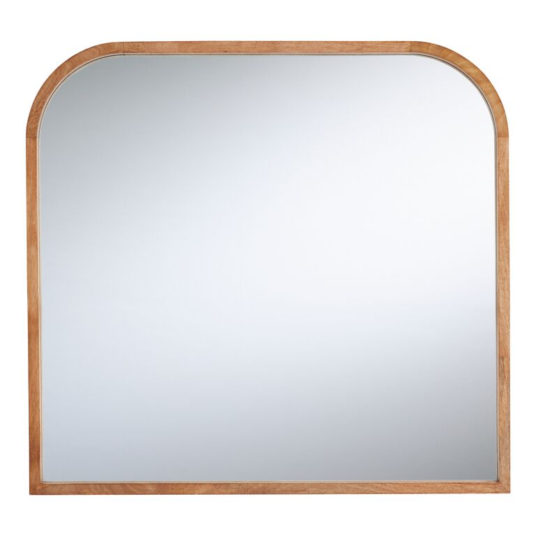 Talia Wood Arched Vanity Mirror image number 1