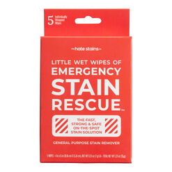 Emergency Stain Rescue Stain Remover Wet Wipes 5 Pack