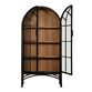 Astle Reclaimed Wood And Iron Display Cabinet image number 2
