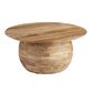 Gregor Round Driftwood Wood Ball Coffee Table image number 0