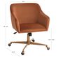 Zarek Mid Century Upholstered Office Chair image number 5