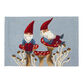 Red and Blue Welcome Gnome Indoor Outdoor Rug image number 0