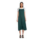 Pine Green Jacquard Floral Slip Dress image number 1