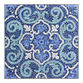 Cadiz Square Blue Mosaic Medallion Outdoor Bistro Table image number 3