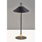 Brayfield Metal Dome 2 Light LED Table Lamp image number 1