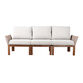 Zurich All Weather Rope and Acacia Wood Outdoor Sofa image number 2