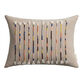 Multicolor Embroidered Cord Fringe Lumbar Pillow image number 0