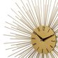 Round Gold Boho Sunburst Wall Clock image number 3
