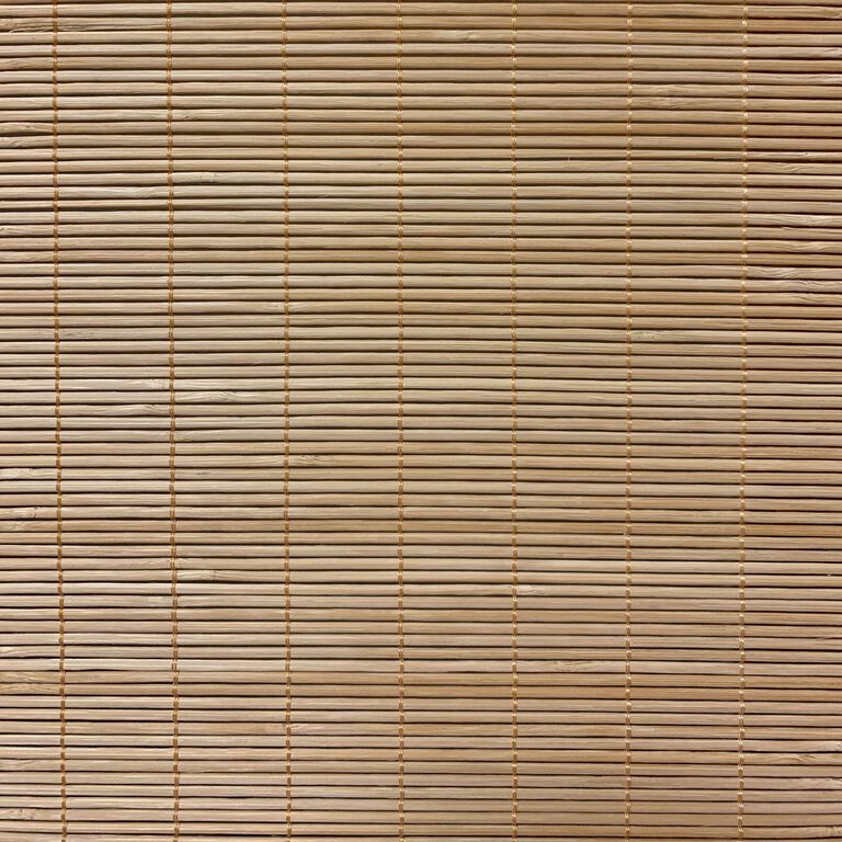 Mehar Honey Brown Bamboo 3 Panel Folding Screen image number 4