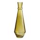 Olive Green Blown Glass Tapered Bud Vase image number 0
