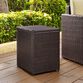 Pinamar Brown All Weather Wicker Outdoor End Table image number 1