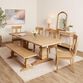 Avila Washed Natural Wood Dining Chairs Set of 2 image number 1