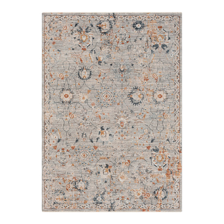 Manor Floral Traditional Style Area Rug image number 1