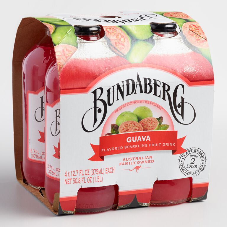 Bundaberg Guava Sparkling Beverage 4 Pack image number 1