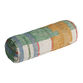 Multicolor Color Block Squares Bolster Pillow image number 0