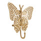 Antique Gold Metal Butterfly Wall Hook image number 2