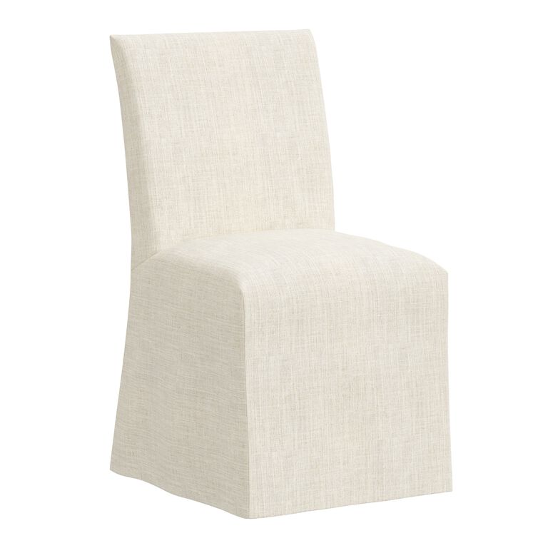 Landon Linen Slipcover Dining Chair image number 1