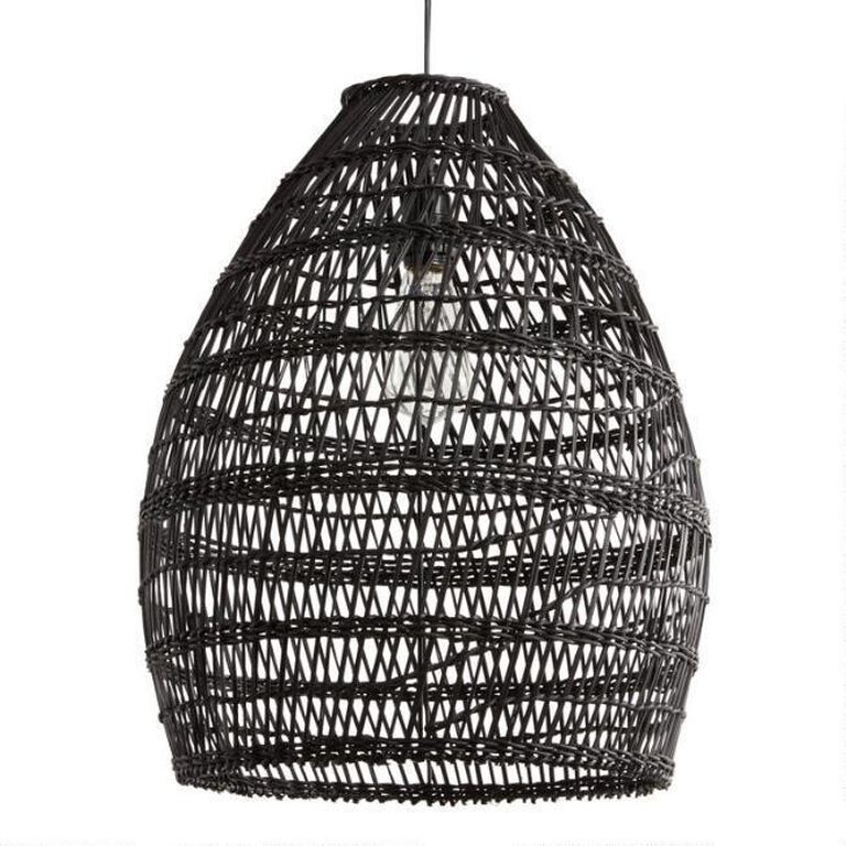 Woven Bamboo Pendant Shade image number 1
