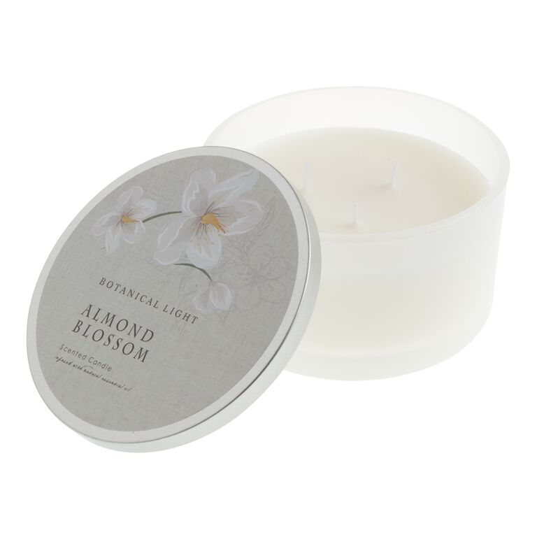 Botanicals Almond Blossom 3 Wick Scented Candle image number 1
