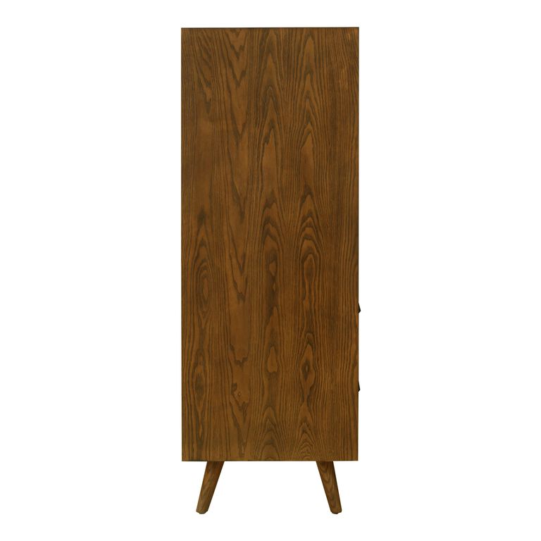 Fairbanks Tall Pecan Brown Ash Wood Dresser image number 5