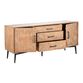 Rousden Reclaimed Pine Wood Storage Cabinet With Drawers image number 4