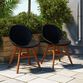 Jarle Molded Resin Outdoor Chair Set of 2 image number 2