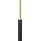 Tom Matte Black Metal and Frosted Glass Arc Floor Lamp image number 4