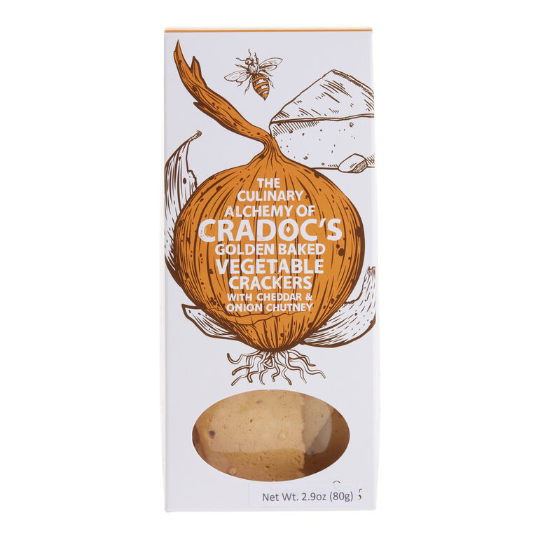 Cradoc's Cheddar and Onion Chutney Vegetable Crackers image number 1