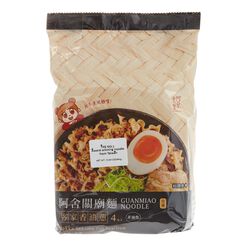 A-Sha Hakka Sesame Oil Scallion Guanmiao Noodles 4 Pack