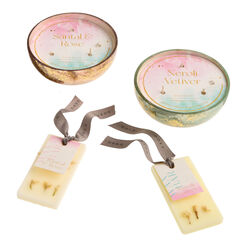Scented Candle & Wax Sachet Gift Box Set of 2