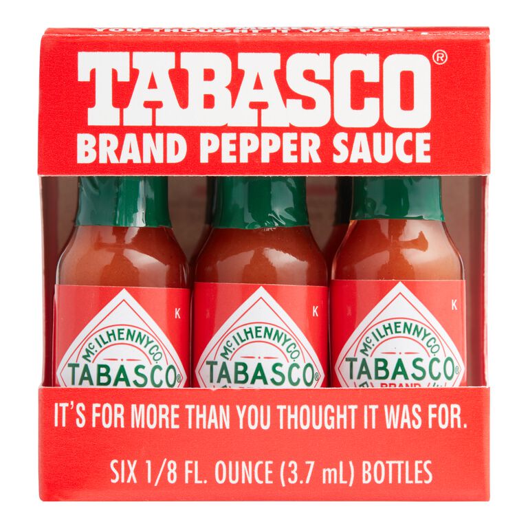 6 Pack Mini Tabasco Pepper Sauce Set of 3 image number 1