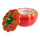 Round Hand Painted Ceramic Tomato Figural Cookie Jar image number 2