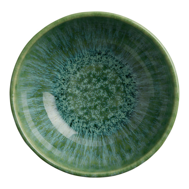 Pacifica Green And Blue Reactive Glaze Bowl image number 3