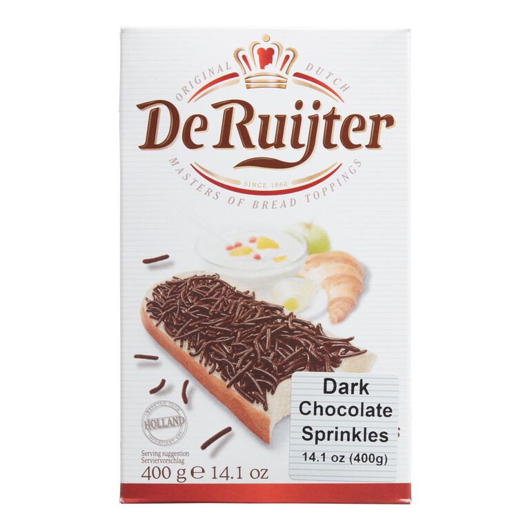 De Ruijter Dark Chocolate Sprinkles image number 1