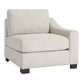 Hayes Cream Slope Arm Modular Sectional Right End Chair image number 0