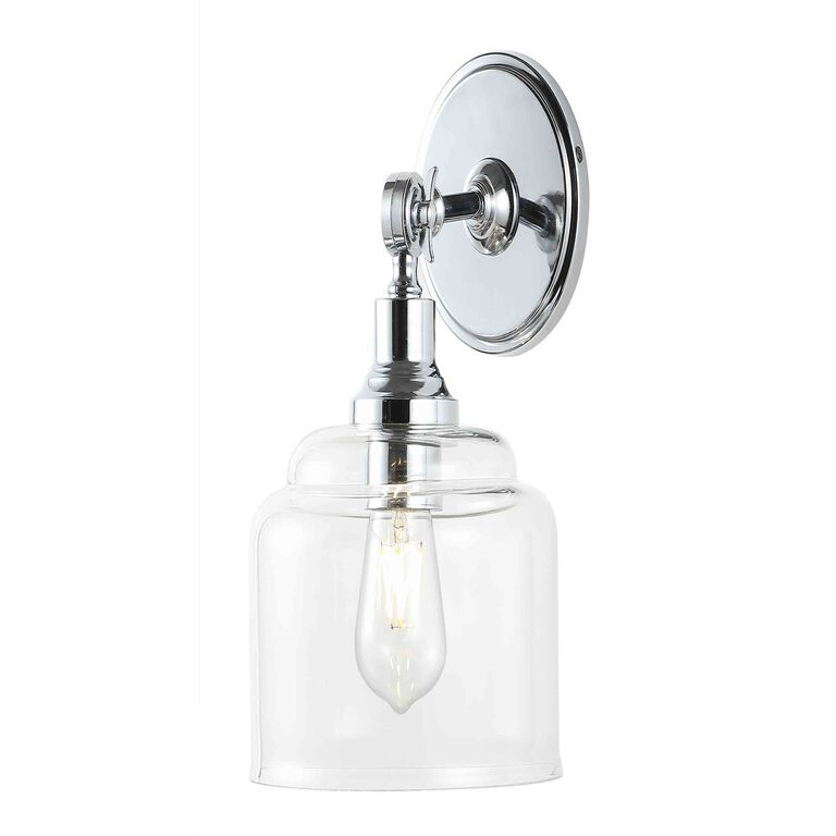 Lansor Chrome And Glass Wall Sconce image number 3