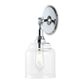 Lansor Chrome And Glass Wall Sconce image number 2