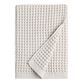 Light Gray Waffle Weave Cotton Towel Collection image number 1
