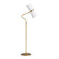 Mara Gold Metal 2 Light Adjustable Up Down Floor Lamp image number 3