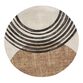 Zuma Round Black And Brown Modern Indoor Outdoor Area Rug image number 0