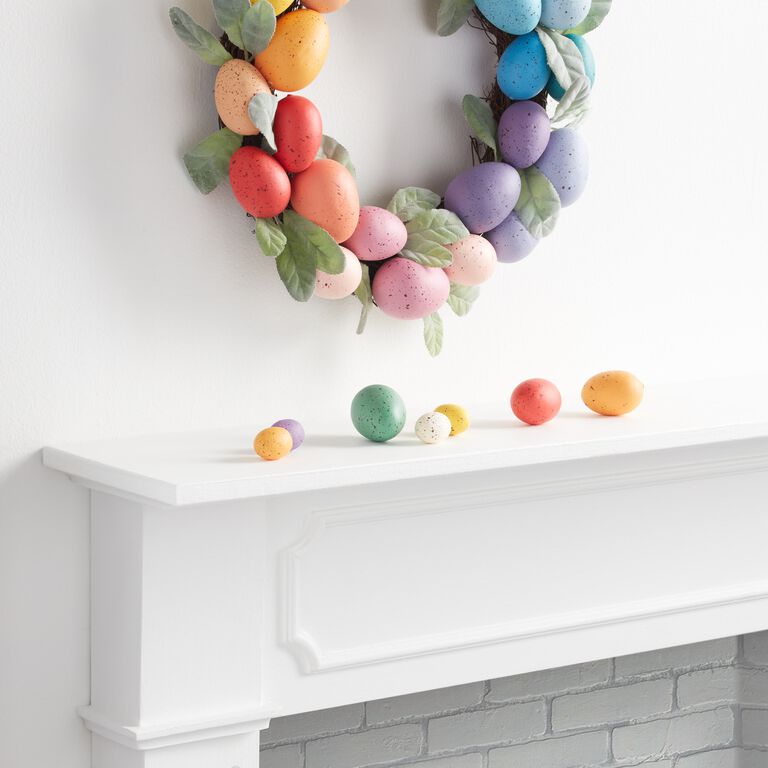 Faux Floral and Easter Egg Twig Wreath image number 2