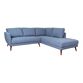 Campbell Indigo Blue Right Facing 2 Piece Sectional Sofa image number 0