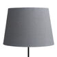 Blue Gray Linen Table Lamp Shade image number 0