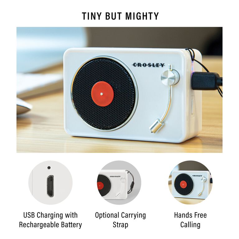 Crosley Mini Turntable Bluetooth Speaker image number 6