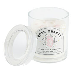 Rose Quartz Crystal Soy Wax Scented Candle