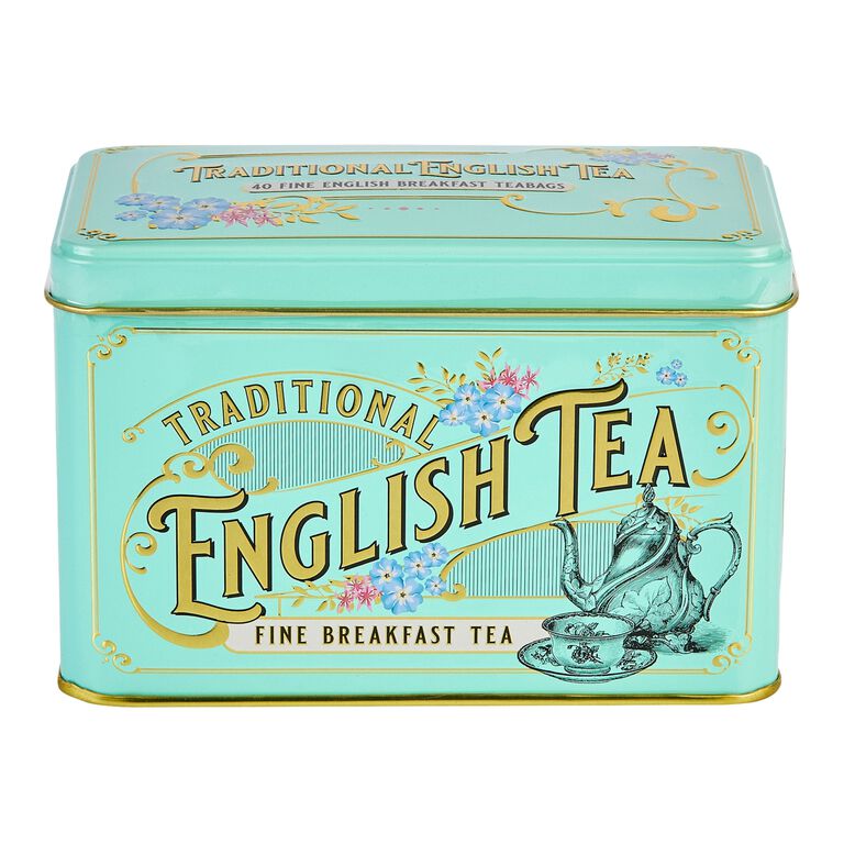 New English Teas Vintage English Breakfast Tea Tin 40 Count image number 1