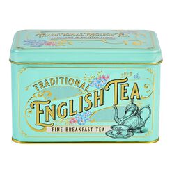 New English Teas Vintage English Breakfast Tea Tin 40 Count