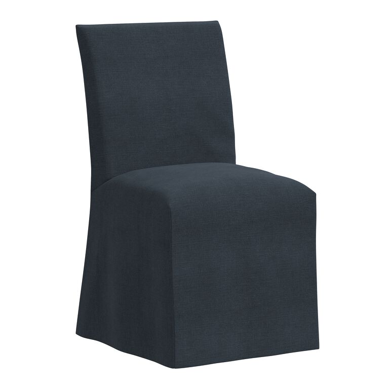 Landon Linen Slipcover Dining Chair image number 1