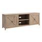Brewster Faux White Oak Farmhouse Media Stand image number 0